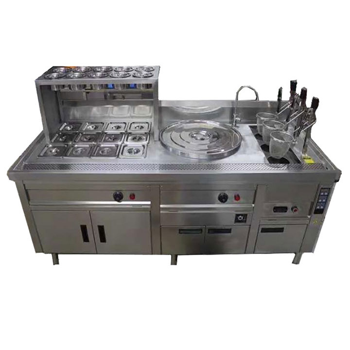 商用組合式多功能帶煲湯煮面爐 商用組合式多功能帶煲湯煮面爐